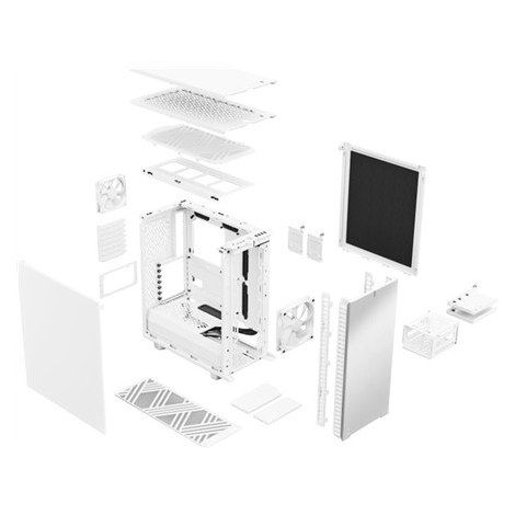 Fractal Design | Define 7 Compact | White | Mid-Tower | Power supply included No | ATX - 12
